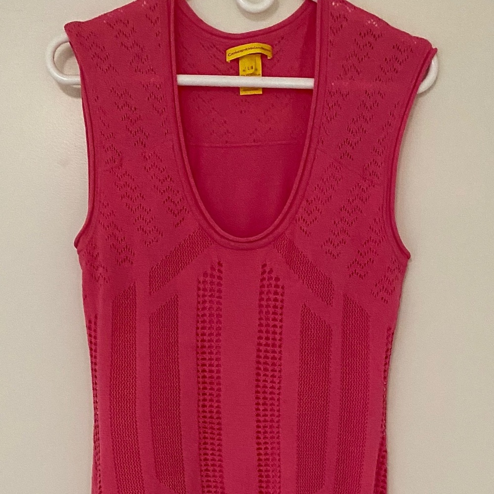 pink Catherine Malandrino midi dress